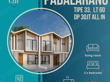 TERBARU !! Rumah blok depan kece di PADALARANG
