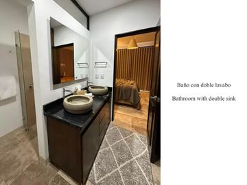 Villa con terraza y vista panorámica, Casa club, amenidades, El tezal, en venta.