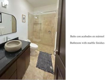 Villa con terraza y vista panorámica, Casa club, amenidades, El tezal, en venta.