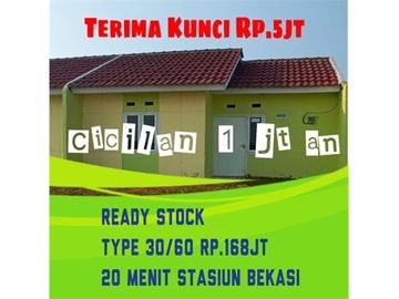 Rumah Subsidi Murah Bekasi Sriamur Tambun Utara Dp Kecil
