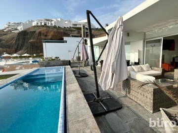 PRECIOSA CASA DE PLAYA EN PRIMERA FILA EN VENTA EN CONDOMINIO PRIVADO KM 121