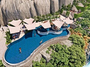 Terreno con vista al mar, club de playa, amenidades en venta, El Tejon, Huatulco