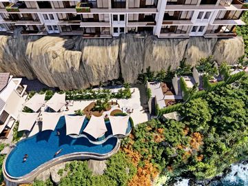 Terreno con vista al mar, club de playa, amenidades en venta, El Tejon, Huatulco