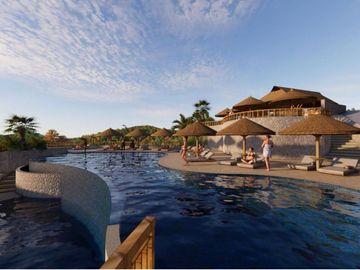 Terreno con vista al mar, club de playa, amenidades en venta, El Tejon, Huatulco