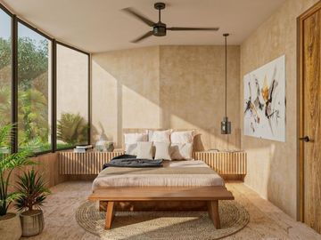 Condo con jardin, alberca privada y terraza, cerca del mar en pre-venta Yucatán
