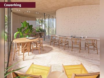 Condo con jardin, alberca privada y terraza, cerca del mar en pre-venta Yucatán