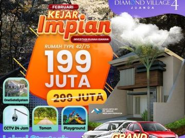 NEW LAUNCHING! DIAMOND VILLAGE JUANDA 4, Hunian Murah Hanya 250 M Jalan Raya