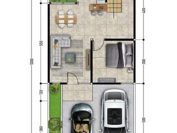 Rumah Syariah siaphuni 2 Lantai Bonus 2 unit AC di Juanda Kota Depok