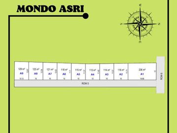 Kavling Mondo Kediri: 700 rb/m SHM Siap AJB