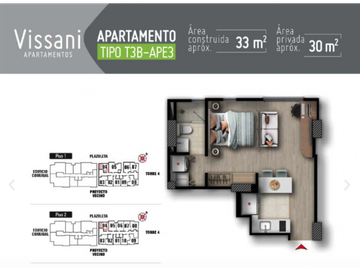 Venta aparta-estudio Proyecto Vissani Bogota  sector Salitre