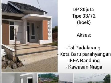 Rumah Baru DP 20jt free KPR cimahi Bandung Barat Cipendeuy Cianjur
