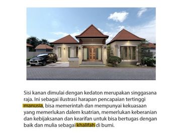 VILLA TERMURAH DESIGN MEWAH FULL FURNISHED DI BOROBUDUR