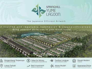RUMAH DI SPRINGHILL YUME LAGOON TYPE AJISAI 5 X 12