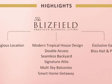 RUMAH DI BLIZFIELD BSD CITY TYPE LEBAR 10