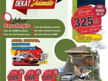 Perumahan Sidoarjo Siap Huni 325 Juta