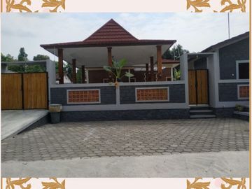 Rumah Megah Joglo Jawa Siap KPR Di Utara Candi Prambanan