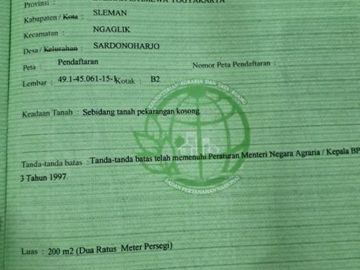 Tanah Mangku Aspal di Jl. Ngalangan