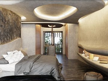 Penthouse vista al mar, terraza privada de 196 m2, alberca frente al mar, diseño