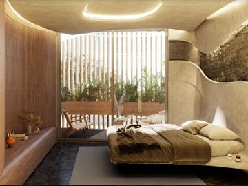 Penthouse vista al mar, terraza privada de 196 m2, alberca frente al mar, diseño