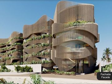 Penthouse vista al mar, terraza privada de 196 m2, alberca frente al mar, diseño