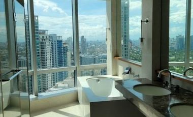 Unique 3 bedroom Penthouse in One Mckinley place for rent with private roofdeck and pool