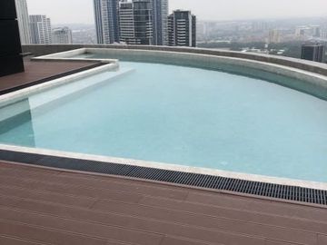 Unique 3 bedroom Penthouse in One Mckinley place for rent with private roofdeck and pool