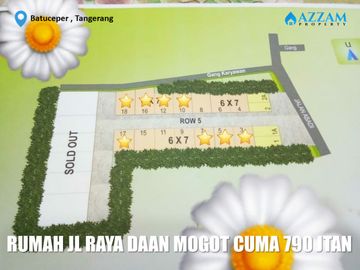 RUMAH 2 LANTAI 0 KM JALAN RAYA DAAN MOGOT TANGERANG