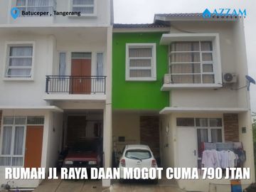 RUMAH 2 LANTAI 0 KM JALAN RAYA DAAN MOGOT TANGERANG