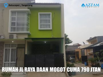 RUMAH 2 LANTAI 0 KM JALAN RAYA DAAN MOGOT TANGERANG