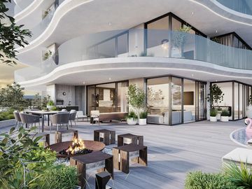 Osten Tower Puerto Madero - 1 Dormitorio con balcón terraza y parrilla