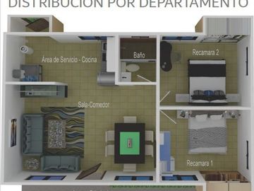 DEPARTAMENTOS EN FRACCIONAMIENTO YAAXCHE
