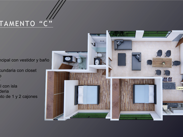 DEPARTAMENTOS EN PREVENTA EN LOMA ALTA, SLP
