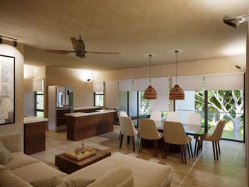 DEPARTAMENTO EN VENTA EN SANTA GERTRUDIS COPÓ EN EL NORTE DE MÉRIDA YUCATÁN