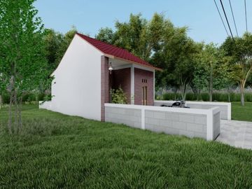 sisa satu unit saja miliki segera rumah siap bangun dengan konsep desain clasic modern