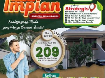Harga Romantis, Rumah Minimalis Strategis Dekat Kota SDA