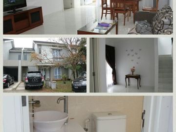 Disewakan Rumah Fresco Aria, Foresta BSD - Tangerang : 4 Kamar Full Furnish Siap Huni Bagus Murah ! Lokasi strategis