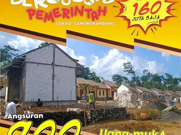 Rumah murah angsuran ringan 900 ribuan perbulan dekat Sawojajar