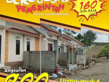 Rumah murah angsuran ringan 900 ribuan perbulan dekat Sawojajar