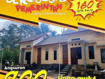 Rumah murah angsuran ringan 900 ribuan perbulan dekat Sawojajar