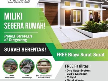 rumah murah ditangerang dekat bendara soeta hanya 190jta