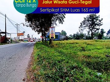 Kapling Pinggir Jalan Cocok Ruko : 2 Jt-an Jalur Bojong-Tuwel