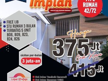 ON FEBRUARY SALE! DIAMOND VILLAGE JUANDA 1, Segera Booking Rumah Murah dan Pilihlah Blok Nya!