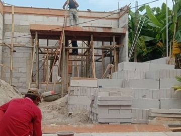 Rumah Baru Rp 975 Juta, 2 Lnt, di Beji, Depok. LT 60 m&sup2;, 3 K