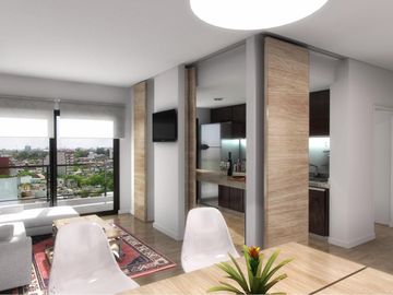 Venta Departamento. 1 AMBIENTES Villa Urquiza. piscina .Amenities.