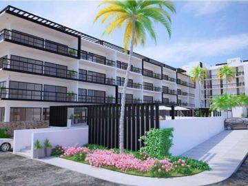 Departamento con casa club y alberca, gimnasio, centro de negocios, pool bar