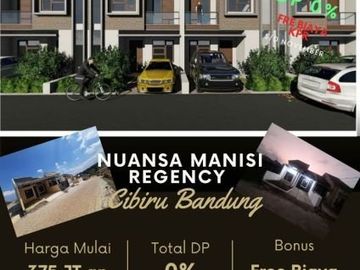 TANPA DP Free Biaya KPR Rumah Angsuran 2Jtan di Cibiru Wetan Manisi Bandung