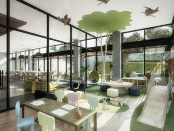 Departamento con ventanas de piso a techo, alberca, area de yoga y Cafeteria, pr