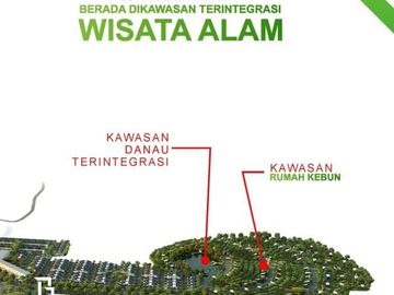 di Jual Rumah Kebun Minimalis Konsep Villa di Gowa