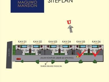 Rumah Mewah Dalam Perum di Utara Lotte Mart