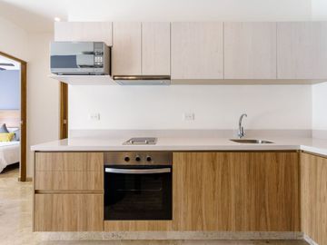 Departamento a 400 metros del mar amenidades de lujo, en venta Playa del Carmen.